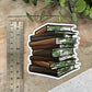 Brown with Leaves Book Sticker