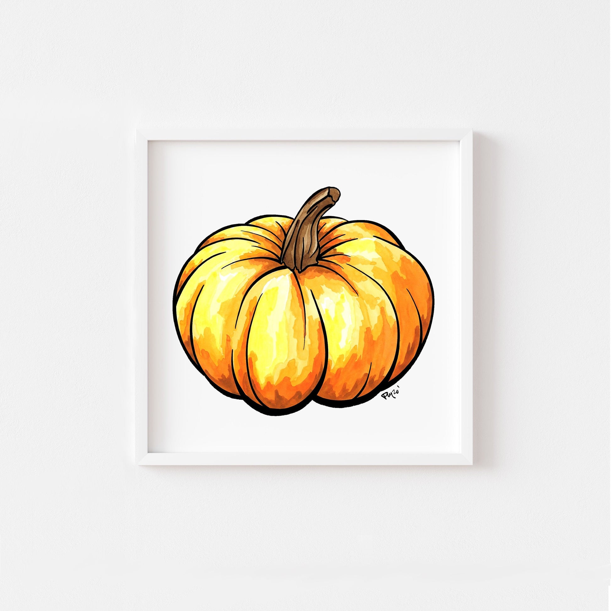 Pumpkin Watercolor Set DIGITAL DOWNLOAD
