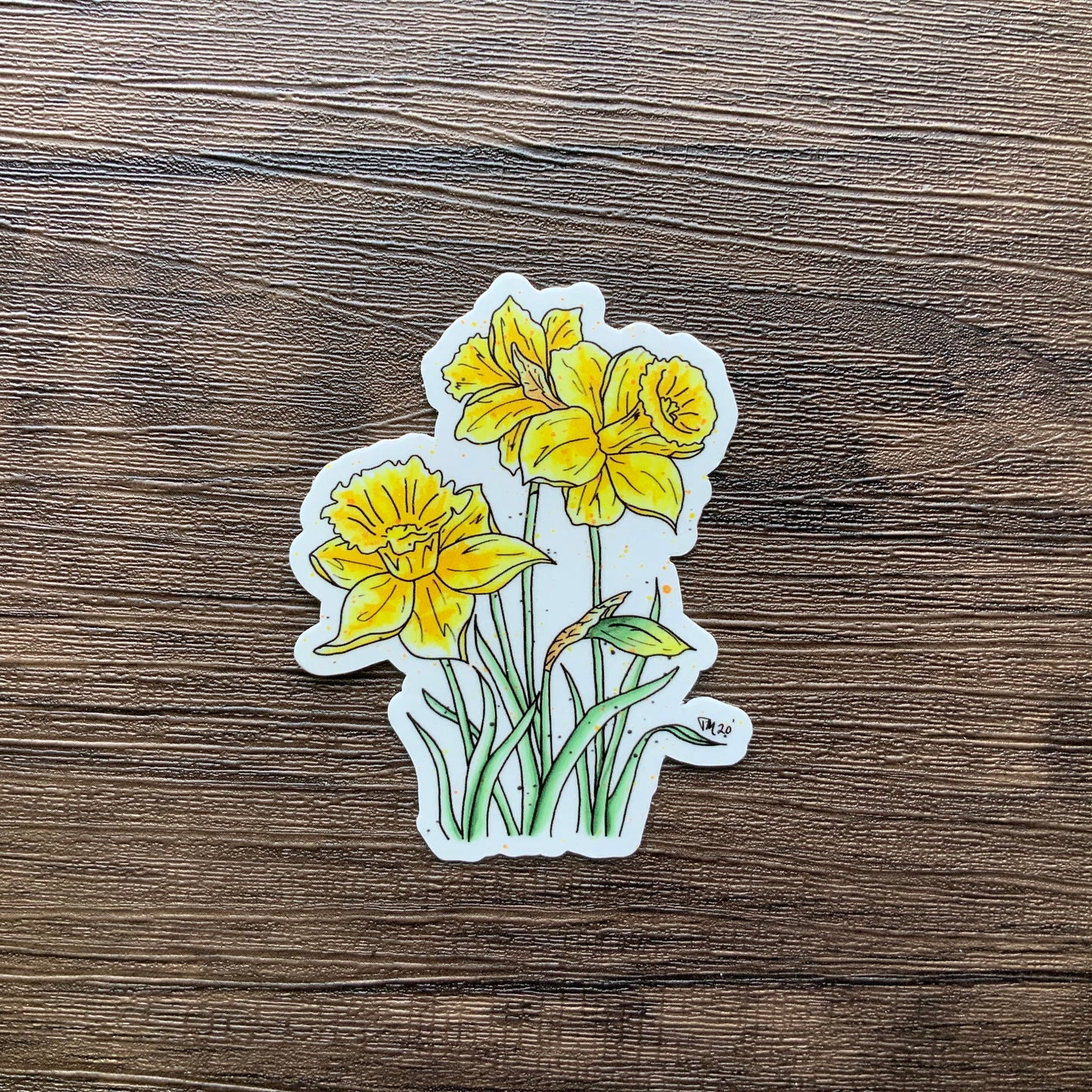 Daffodil Vinyl Sticker