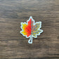 Geometric Maple Leaf Vinyl Sticker