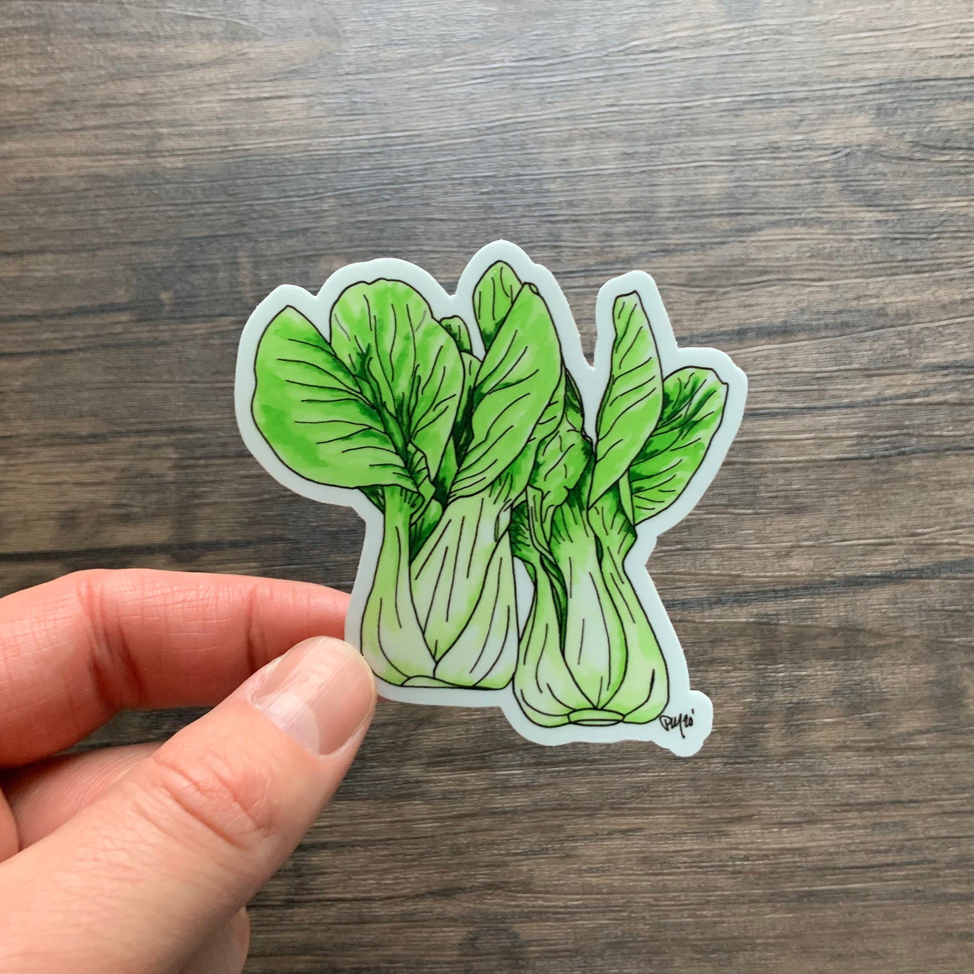 Vegetable Vinyl Sticker Set