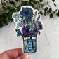 Blue Science Bouquet Vinyl sticker
