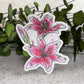 Pink Lily Vinyl Sticker