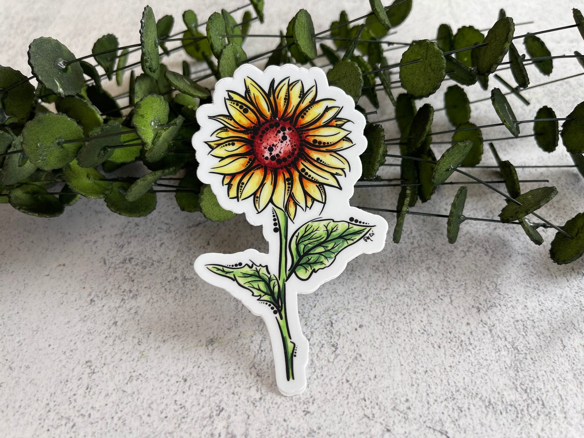 Sunflower Vinyl Sticker Set