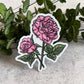 Pink Rose Vinyl Sticker