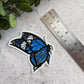 Blue Butterfly Vinyl Sticker