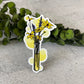 Yellow Floral Test Tube Magnet